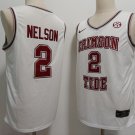 Grant Nelson Crimson Tide White Basketball Jersey
