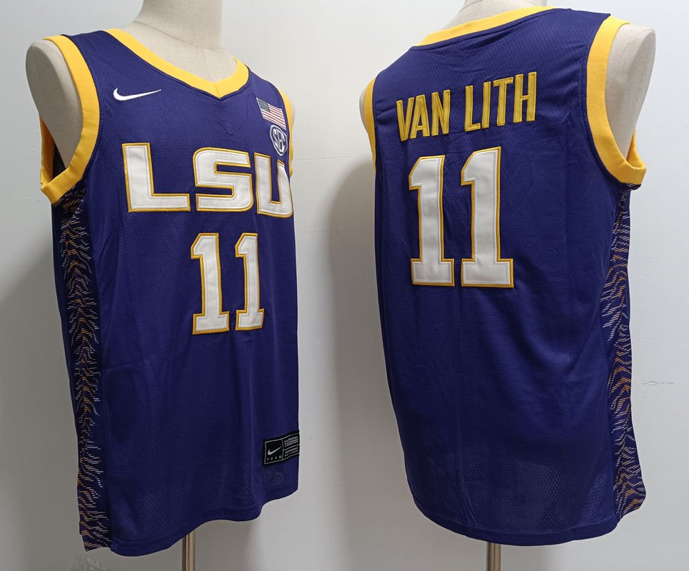 Hailey Van Lith Tigers Purple Basketball Jersey
