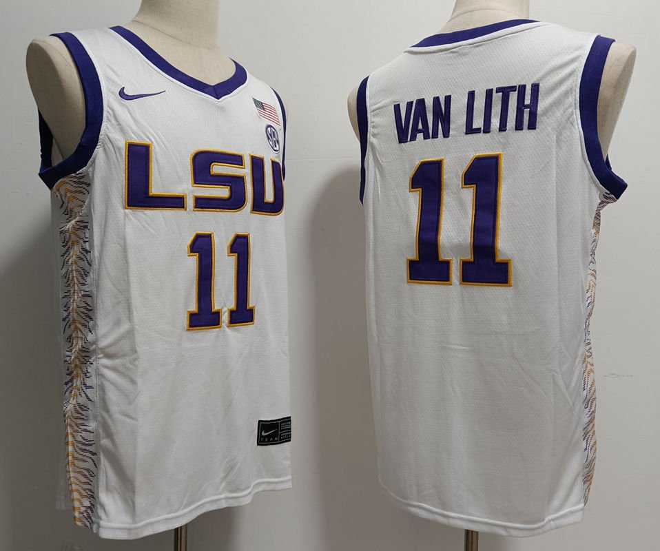 Hailey Van Lith Tigers White Basketball Jersey