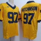 Aidan Hutchinson Wolverines Yellow Limited Jersey