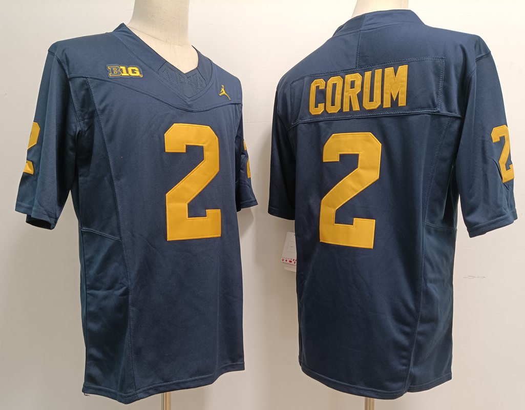 Blake Corum Wolverines Navy Limited Jersey