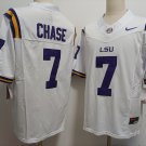 Ja'Marr Chase Tigers White Football Jersey