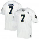 Fighting Irish Audric Estime White Limited Jersey
