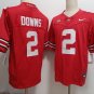 Buckeyes Caleb Downs Red Football Jersey