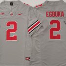 Buckeyes Emeka Egbuka Grey Football Jersey