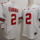 Buckeyes Emeka Egbuka White Football Jersey