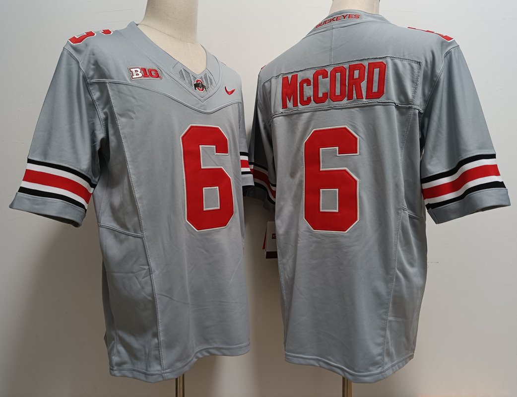 Buckeyes Kyle McCord Gray Limited Jersey