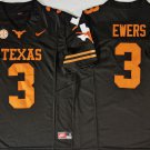 Longhorns Quinn Ewers Black Football Jersey
