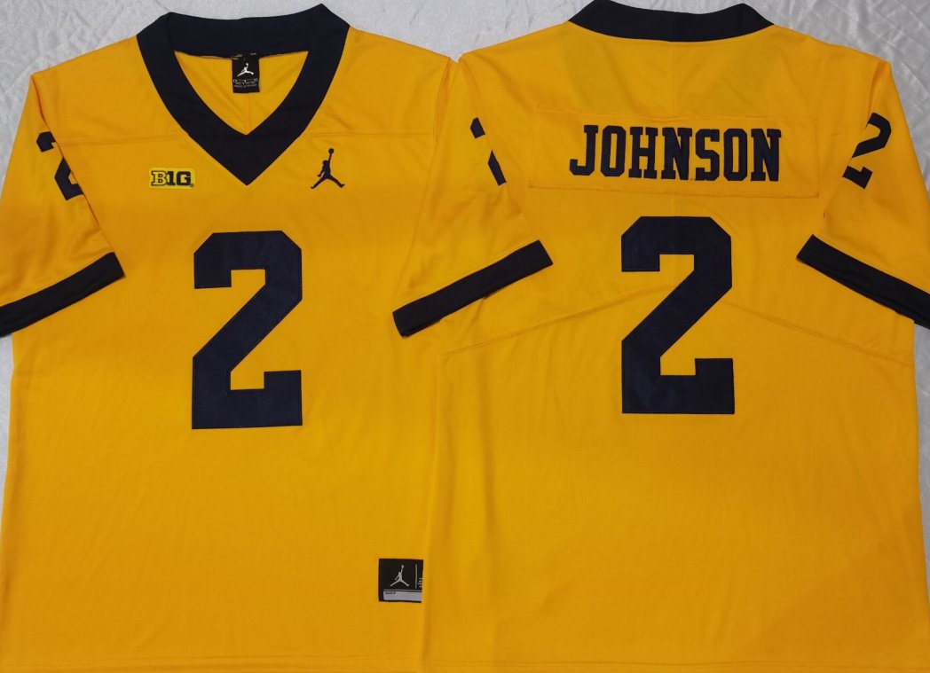 Wolverines Will Johnson Yellow Jersey
