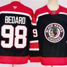 Connor Bedard Blackhawks Reverse Retro Black Breakaway Jersey