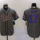 Josh Allen Bills Hemp Gray Baseball Jersey