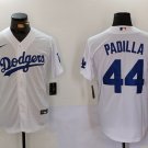 Vicente Padilla Dodgers White Home Replica Jersey