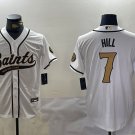 Taysom Hill Saints White Baseball Jersey