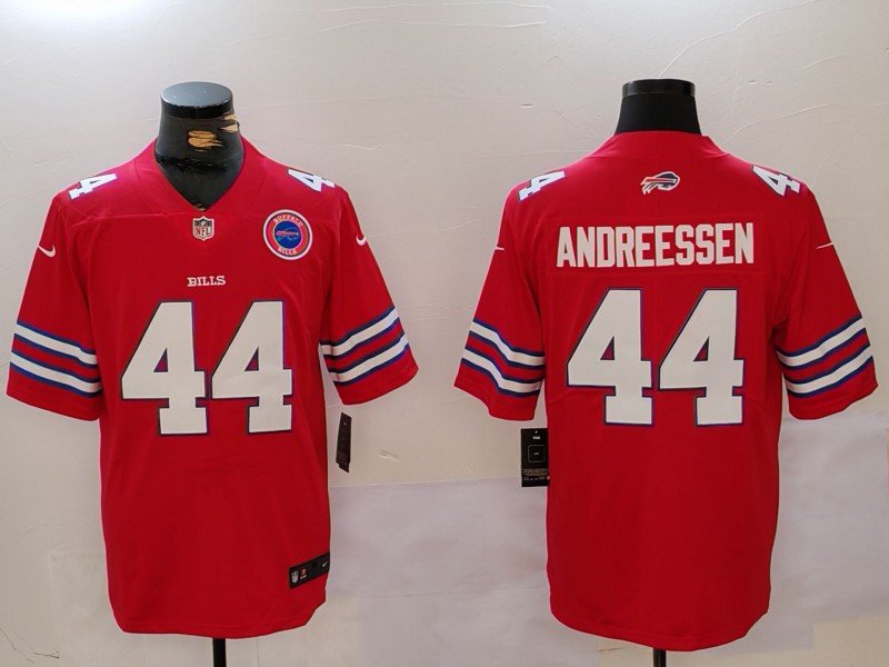 Joe Andreessen Bills Red Jerseys