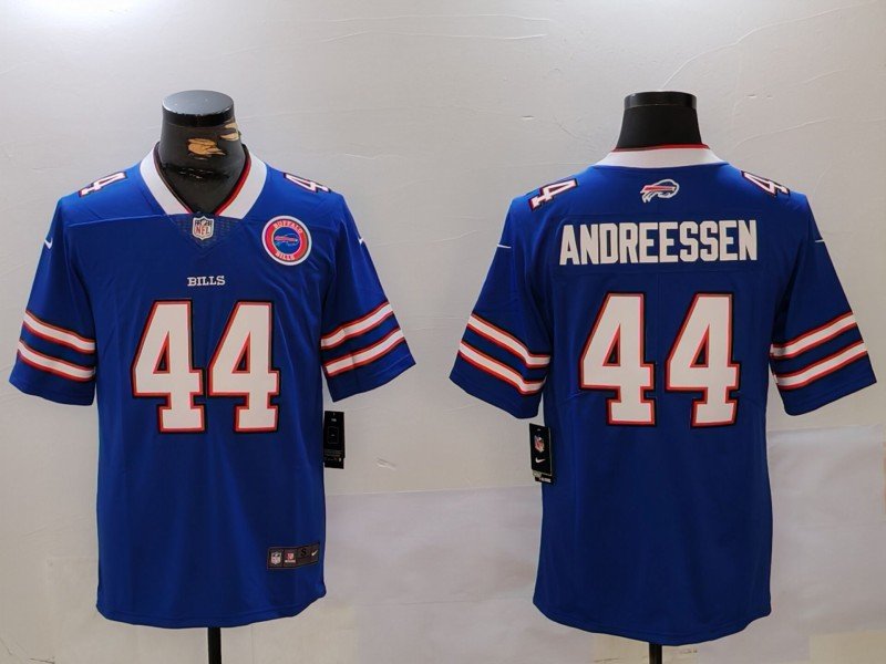 Joe Andreessen Bills Royal Jerseys