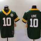 Jordan Love Packers Green Retro Limited Jersey