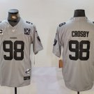 Maxx Crosby Raiders Grey Throwback Limited Jersey