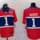 Malik Nabers Giants 100th Season Century Red Limited Jersey