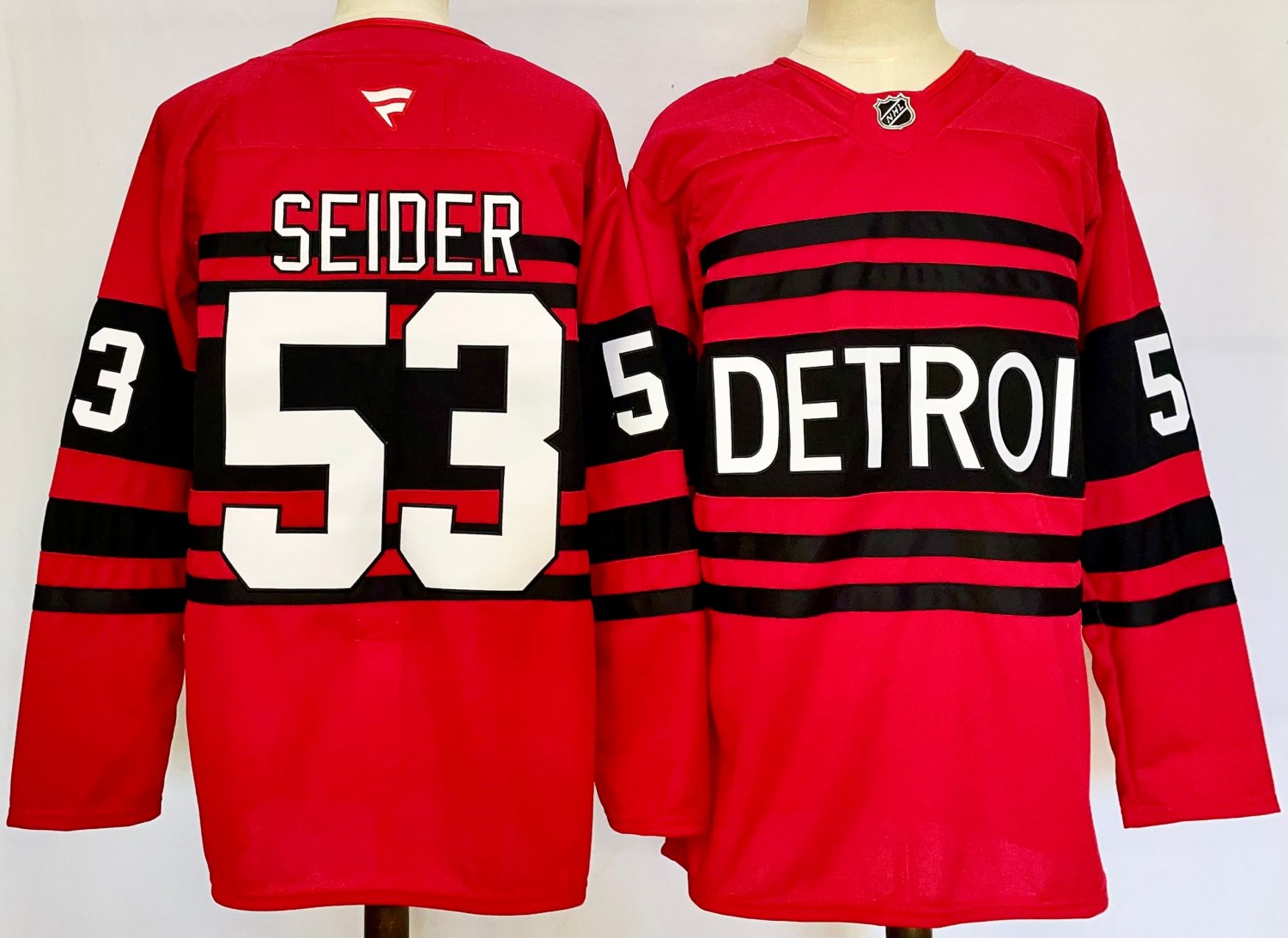 Moritz Seider Red Wings Reverse Retro 2.0 Red Breakaway Jersey