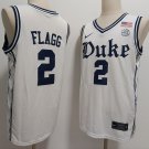 Cooper Flagg Blue Devils White Throwback Basketball Jersey