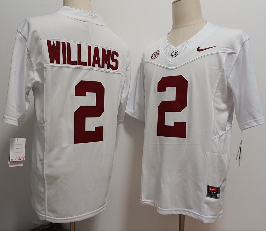 Ryan Williams Crimson Tide White Limited Jersey