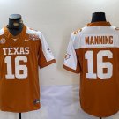 Arch Manning Longhorns Orange Thanksgiving Limited Jersey
