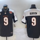 Joe Burrow Bengals Black Thanksgiving Limited Team Patch Jersey