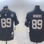 Brock Bowers Raiders Black Throwback Limited Jersey