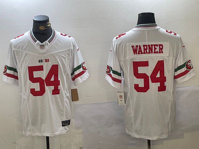 Fred Warner 49ers White Mexico Edition Limited Jersey