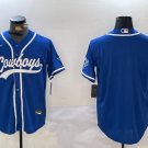 Team Cowboys Royal Baseball Jersey