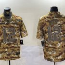 Tom Brady Patriots Camo Salute to Service Limited Jersey