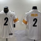 Justin Fields Steelers White Jersey