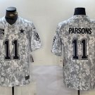 Micah Parsons Cowboys Arctic Camo Salute to Service Limited Jersey