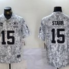 Bart Starr Packers Arctic Camo Salute to Service Limited Jersey