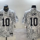 Jordan Love Packers Arctic Camo Salute to Service Limited Jersey
