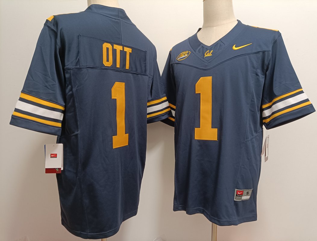 Jaydn Ott Golden Bears Navy Limited Football Jersey