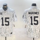 Patrick Mahomes II Chiefs Arctic Camo Salute to Service Limited Jersey