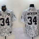 Bo Jackson Raiders Arctic Camo Salute to Service Limited Jersey