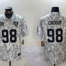 Maxx Crosby Raiders Arctic Camo Salute to Service Limited Jersey