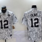 Chris Olave Saints Arctic Camo Salute to Service Limited Jersey