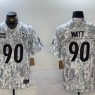 T.J. Watt Steelers Arctic Camo Salute to Service Limited Jersey