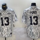 Brock Purdy 49ers Arctic Camo Salute to Service Limited Jersey
