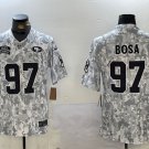 Nick Bosa 49ers Arctic Camo Salute to Service Limited Jersey
