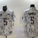 Jayden Daniels Commanders Arctic Camo Salute to Service Limited Jersey