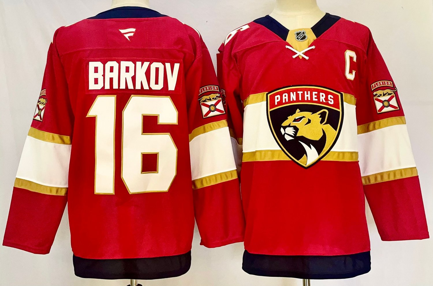 Aleksander Barkov Panthers Red Home Breakaway Jersey