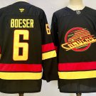 Brock Boeser Canucks Black Throwback Breakaway Jersey