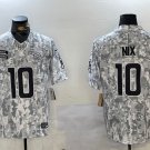 Bo Nix Broncos Arctic Camo Salute to Service Limited Jerseys