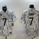 John Elway Broncos Arctic Camo Salute to Service Limited Jerseys
