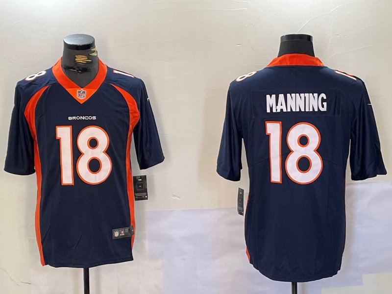 Peyton Manning Broncos Navy Jersey