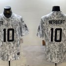 Justin Herbert Chargers Arctic Camo Salute to Service Limited Jerseys